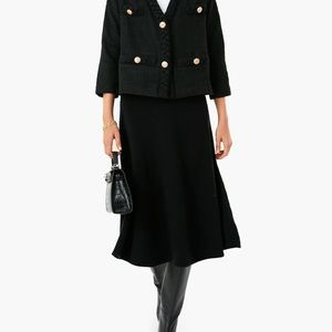 NWT LOVESHACKFANCY HARDIN MIDI SKIRT